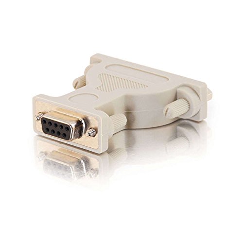 C2G 02446 DB9 Female to DB25 Male Serial RS232 Adapter, Beige 1.5 Inch - Image 3