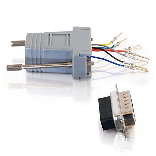 C2G 02926 RJ45 to DB15 Male Modular Adapter, Gray 1.5 Inch - Image 3