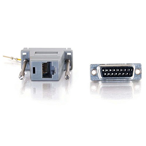 C2G 02926 RJ45 to DB15 Male Modular Adapter, Gray 1.5 Inch - Image 4