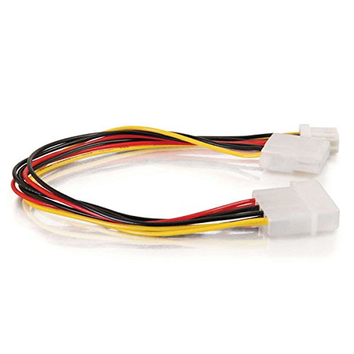 C2G 03164 One 5.25 Inch to One 3.5 Inch with One 5.25 Inch Internal Power Y-Cable, Multi-Color (10 Inch) - Image 3