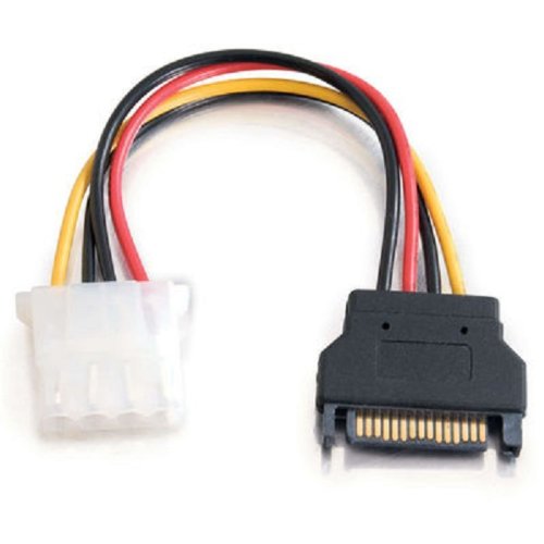 C2G 10149 15-Pin Serial ATA Male to LP4 Female Power Cable (6 Inch) - Image 4