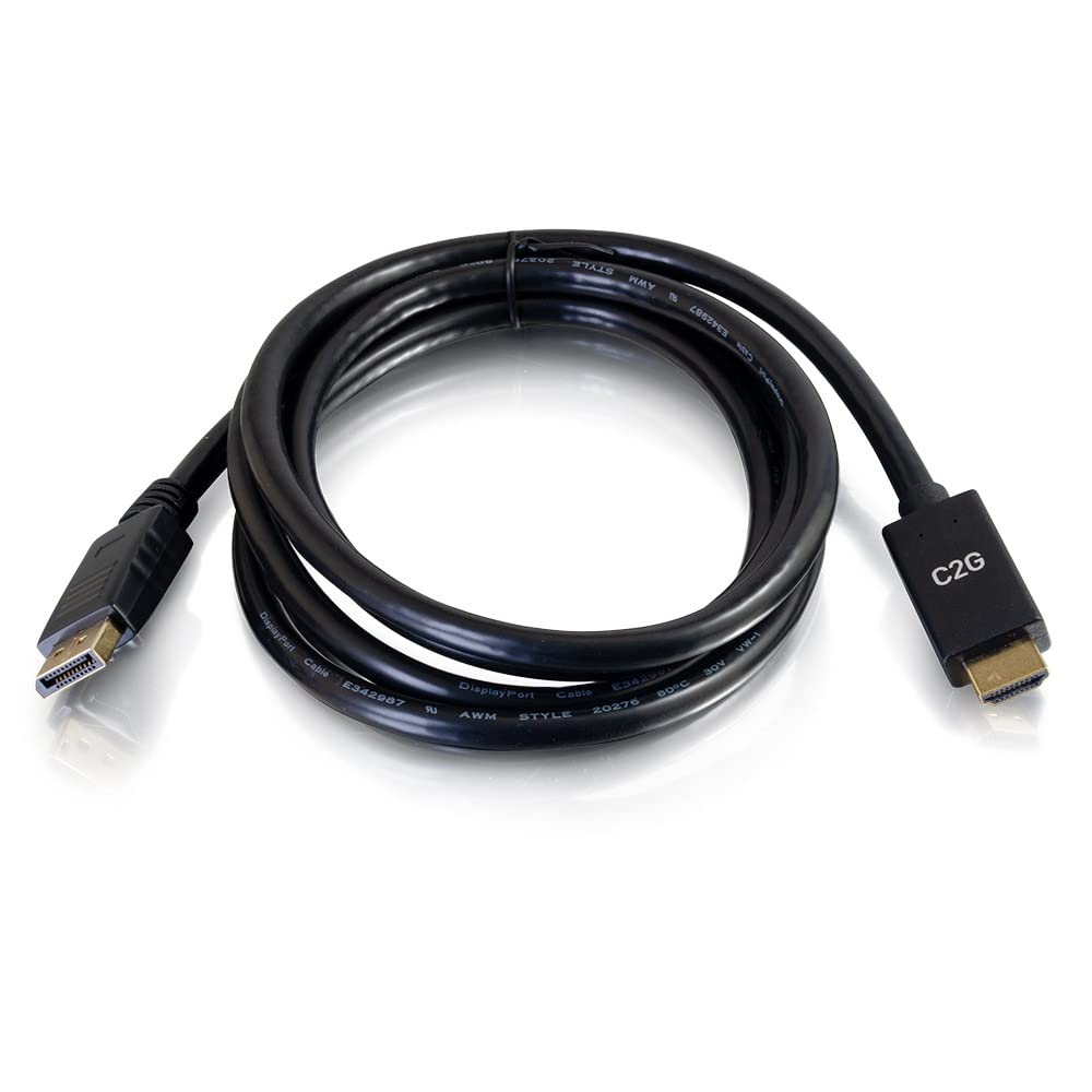 C2G 6ft DisplayPort™ Male to HDMI® Male Passive Adapter Cable - 4K 30Hz - Image 5