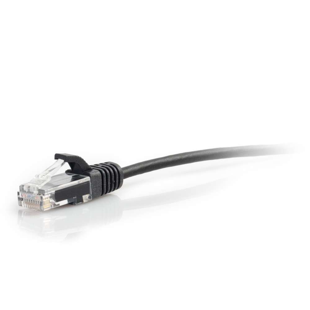 C2G/Cables to Go 01104 Cat6 Snagless Unshielded (UTP) Slim Network Patch Cable, Black (5 Feet/1.52 Meters) - Image 3