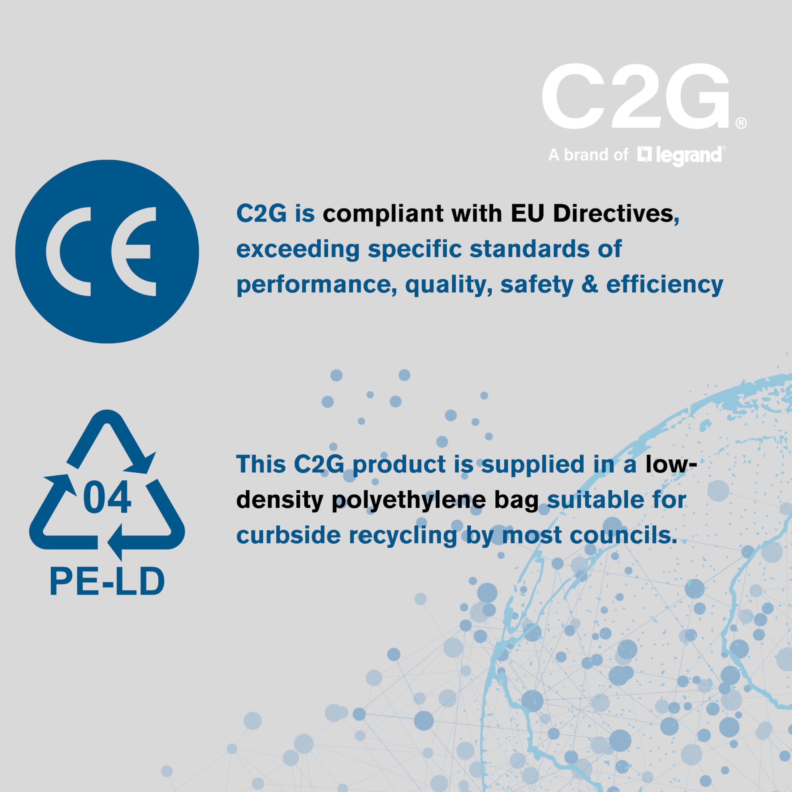 Legrand - C2G DVI to HDMI Cable, DVI-D Male to HDMI Male, Black HDMI Adapter Cable, 3 Meter (9.84 Feet) Bi-Directional Adapter Cable, 1 Count, C2G 42517 - Image 7