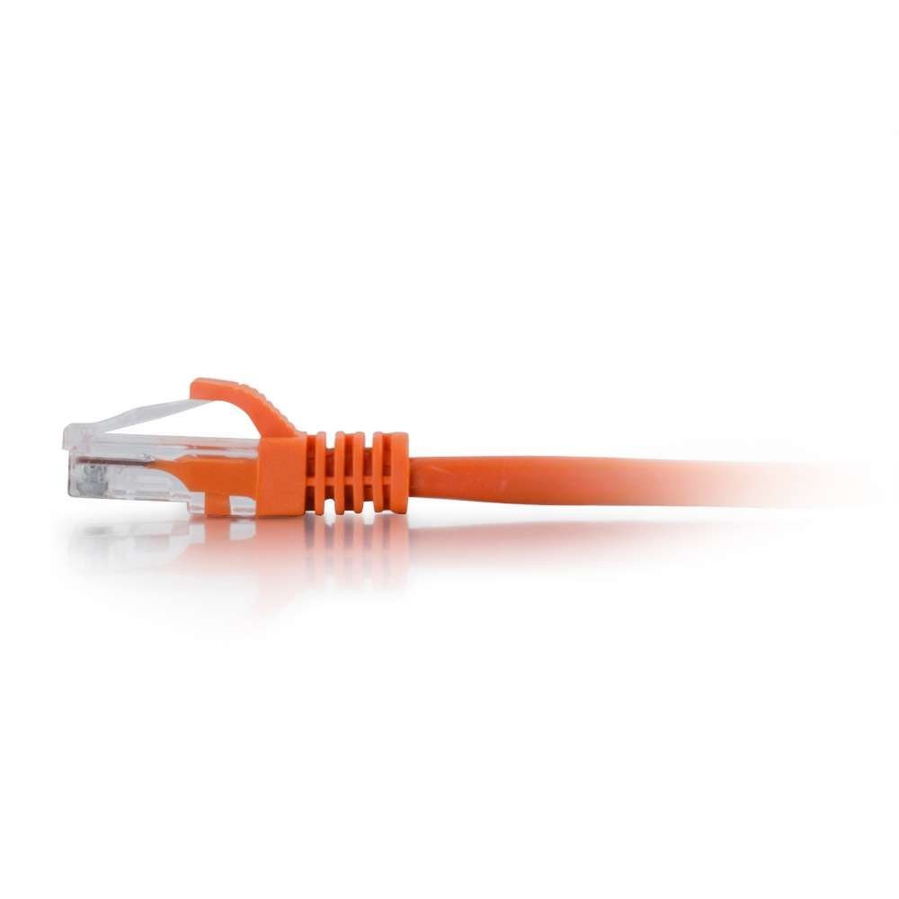 C2G/ Cables To Go Legrand - C2G Cat6 Ethernet Cable, Snagless Unshielded Cat6 Patch Cable, 1 Foot Snagless UTP Ethernet Cable, Orange Ethernet Network Patch Cable, 1 Count, C2G 27165 - Image 3