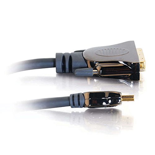 C2G DVI to HDMI Cable, HDMI Adapter, in Wall HDMI Cable, CL2, 1.6 Feet (0.5 Meters), Black, Cables to Go 40286 - Image 3
