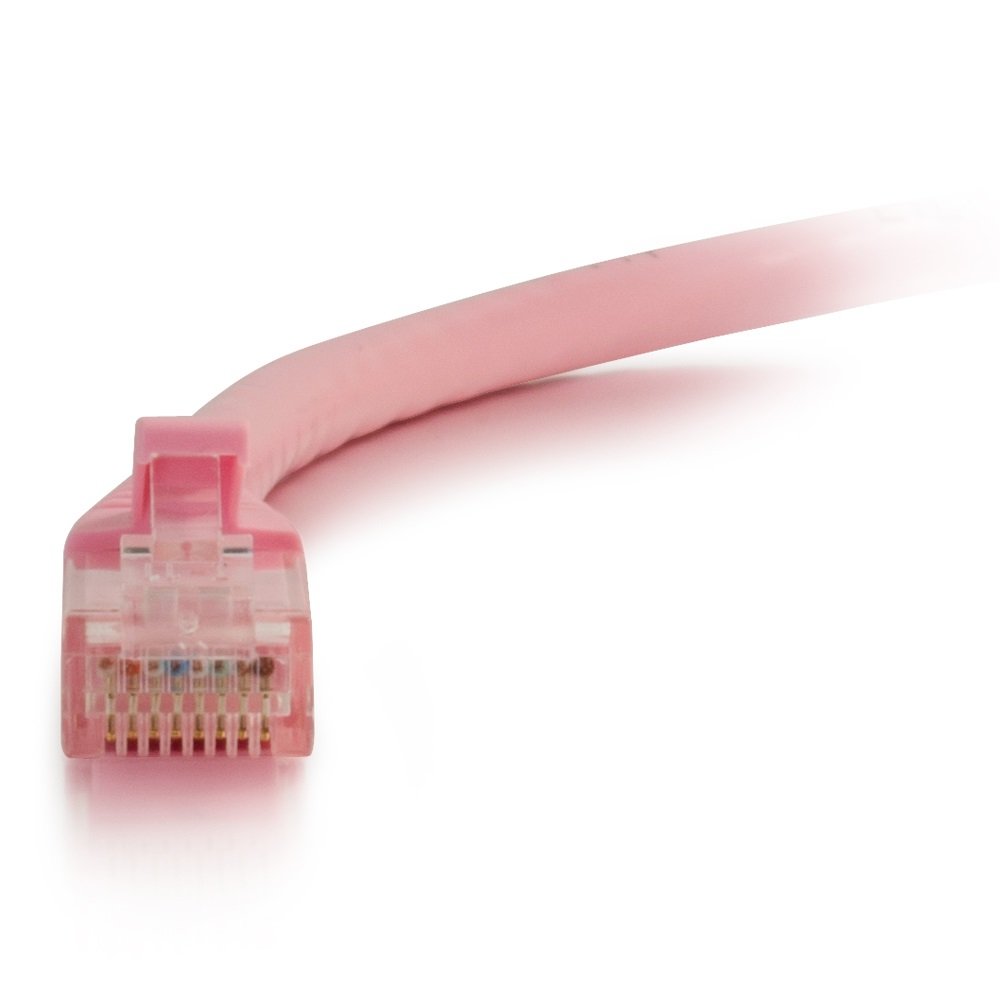 C2G Legrand Cat6 Ethernet Cable, Snagless Unshielded Cat6 Patch Cable, Pink Network Patch Cable, 10 Foot Snagless UTP Ethernet Cable, 1 Count, C2G 04052 - Image 3