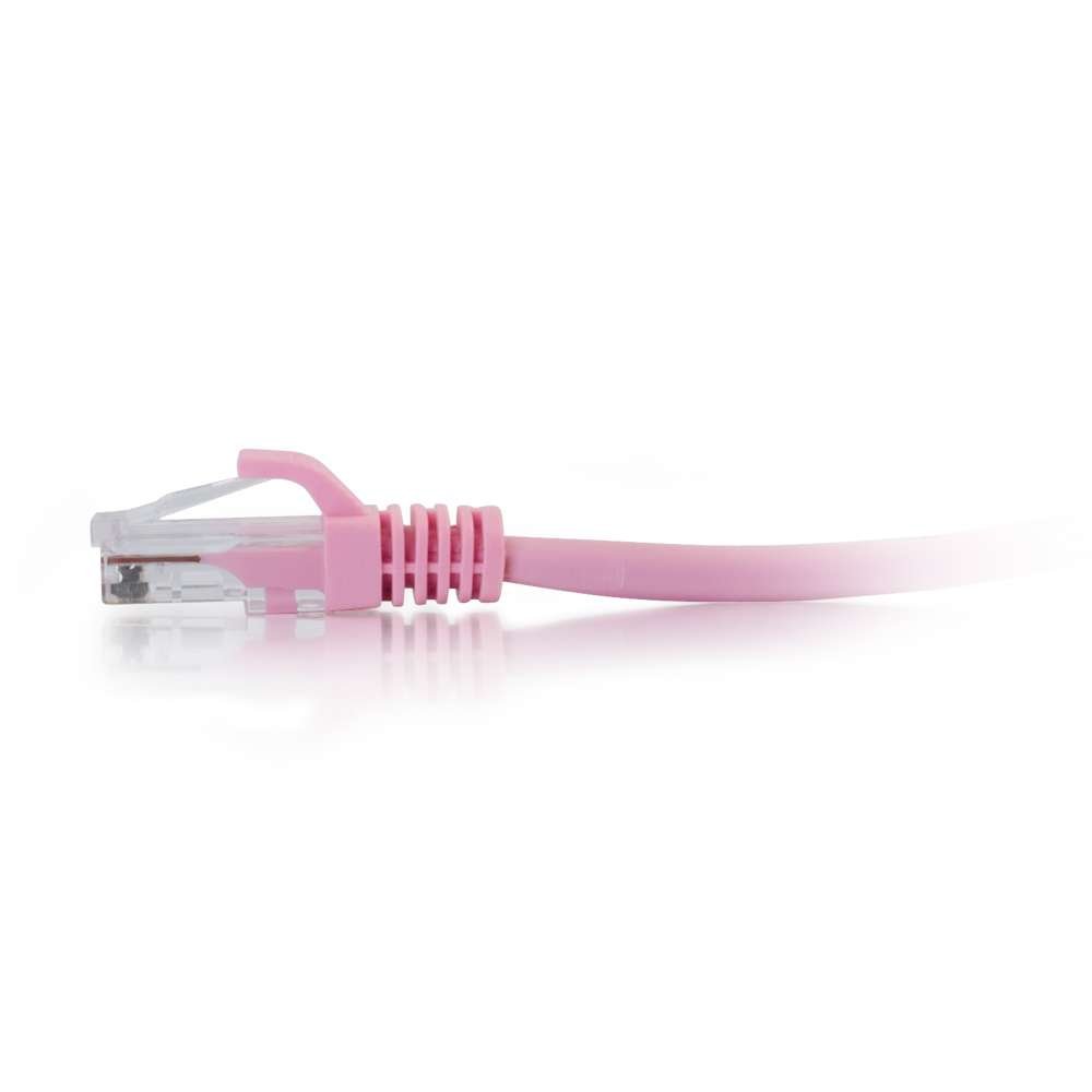 C2G Legrand Cat6 Ethernet Cable, Snagless Unshielded Cat6 Patch Cable, Pink Network Patch Cable, 10 Foot Snagless UTP Ethernet Cable, 1 Count, C2G 04052 - Image 4