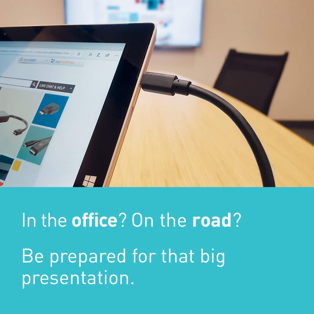 C2G Legrand Mini DisplayPort Adapter to HDMI Cables, Male to Male Displayport Adapter, Black DisplayPort to HDMI Adapter, 6 Foot Adapter Converter, 1 Count, C2G 54421 - Image 6