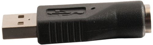 C2G Legrand USB to PS/2 Adapter, Male to Female USB to Playstation 2 Adapter to Use as USB Mouse to PS/2 Adapter, Black USB to PS/2 Keyboard Adapter, 1 Count, C2G 27277 - Image 3