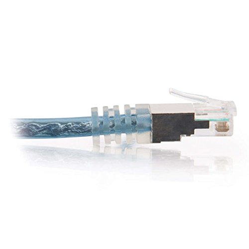 C2G RJ11 Ethernet Network Cable For DSL Internet, 100 foot long, 28726 Transparent Blue - Image 4